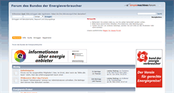 Desktop Screenshot of forum.energienetz.de